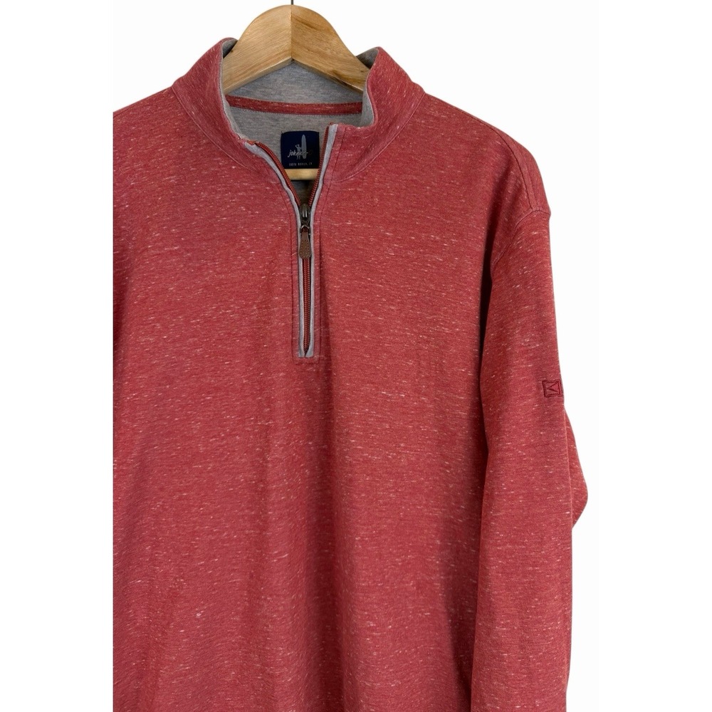 JOHNNIE-O‎ Sully Style 1/4 Zip Pullover Potion Size Large L Amber Men's